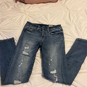 Bridge by gly/Structure brand skinny jeans with button fly